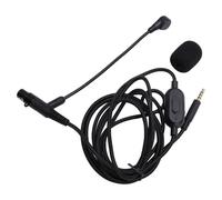 Wakects Cable de Auriculares XLR Hembra de 3 Pines a 3,5 Mm, Cable de Micrófono con Brazo Trenzado de PVC, Enchufe Chapado en Oro de 1,8 M, Captación de Voz Clara, Poste de Micrófono Flexible para