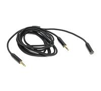 Wakects Cable de Enlace de Chat para Interruptores X Box One, Adaptador de Chat de Fiesta con Cable Trenzado de 2 M para Grabar Chat de Fiesta para Elgato HD60 S HD60 Pro Cam Link 4K60
