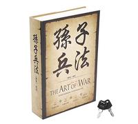 Wakects Caja Fuerte en Forma de Libro Portátil y Oculta Con Llaves para Joyas, Dinero, Documentos, Páginas Reales, 22x15x4.2cm