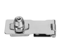 Wakects Cajón de Seguridad Lock HASP, Bloqueo Anti-robo de Aleación de Zinc, Instalación Fácil, Fuerte y Resistente Al Desgaste, Duradero, Diseño Protector, para Gabinetes, Congeladores, Armarios,