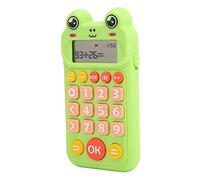 Wakects Calculadora para Niños de Pantalla LCD, Idea de, Material Amigable para la Piel, Indicaciones de Voz y Más, Juego de Matemáticas Portátiles para Aprender, Ideal para Niños en Pascua, (Green)