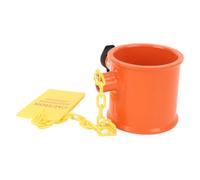 Wakects Cerradura de Pasador para Quinta Rueda de Remolque, 74 Mm, Aleación de Aluminio, Antirrobo, con Etiqueta de Advertencia y 2 Llaves para RV, Barco, Caravana, Semirremolque