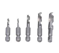 Wakects Conjunto de Brocas de Manejo Hexagonal Actualizadas de 5 PC, Compatibilidad con Material Versátil, Almacenamiento Integral, Tamaños para Diversas Aplicaciones, Compatible con