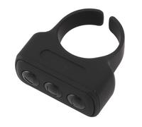 Wakects Controlador de Anillo Bluetooth, Mando Inalámbrico BT Ring, Multimedia Bluetooth 5.0 para Selfie, Música, Vídeo y Paso de Página con Batería de 25mAh para Smartphone, Tableta y (Black)