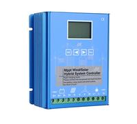 Wakects Controlador Solar de Viento Híbrido Controlador de Carga MPPT de Aleación de Aluminio Generador de Turbina Eólica de 800 W para Sistemas de Baterías de 24 V 48 V Uso Marino Fuera de la Red RV