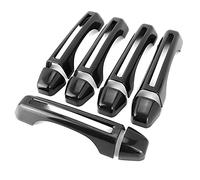 Wakects Cubierta de la Manija de la Puerta de Abdominales Cubierta del Exterior para JL 2018+ 10pcs Negros/set con Elegante Protección de Superficie de Diseño Fácil Instalación