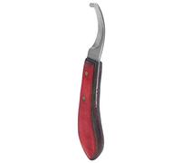 Wakects Cuchillo para Pezuñas para Diestros, Recortador de Pezuñas Curvo, Herramienta de Cincel de Acero con de Madera Compuesta, Herramienta de Limpieza de de 8,8 Pulgadas para el Cuidado de de