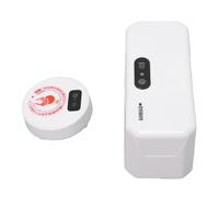 Wakects Descargador Automático de Inodoro, Kit de Descarga de Inodoro sin Contacto con Sensor Infrarrojo ABS con Control Remoto, Batería Incorporada de 1800 MAh, Fácil Instalación para Baño Público de