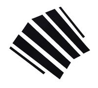 Wakects Embellecedor de Cubierta para Postes de Pilar de Ventana, Material de PC, Mejora el Estilo del Vehículo, Compatible con Altima 2019-2023 (Black)