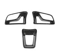 Wakects Embellecedor de la Cubierta del Volante, Marco del Panel de Fibra de Carbono, Ajuste Perfecto para 718 911