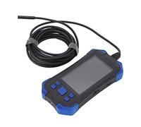 Wakects Endoscopio de Doble Lente de 7,9 Mm, Endoscopio IPS HD 1080P con Pantalla de 4,3 Pulgadas, Resistencia Al Agua IP67, Carga USB de 3000 MAh, Cable de 5 M para Reparación de Automóviles, (BLUE)