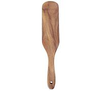 Wakects Espátula de Teca, Utensilios de Cocción de la Pala de Frito de Madera con Madera Duradera, Texturas de Mantenimiento Fáciles, para una Vida Cómoda (27.5 * 5.5 Rabraper de teca)
