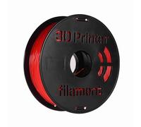 Wakects Filamento de TPU Flexible de 1.75 Mm, Carrete de 1 Kg para Impresoras 3D con Precisión Dimensional +/- 0.02 Mm 195 ° C-245 ° C Rango de Temperatura de Impresión (rojo)