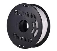Wakects Filamento de TPU Flexible de 1.75 Mm, Carrete de 1 Kg para Impresoras 3D con Precisión Dimensional +/- 0.02 Mm 195 ° C-245 ° C Rango de Temperatura de Impresión (WHITE)