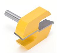 Wakects Fresa para Router de 8 Mm, Herramienta de Carpintería con Cabeza de Aleación YG6 para Fresado y Cepillado de Superficie Inferior for Limpieza de Fondos de Mesa y Ranurado