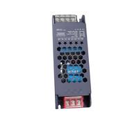 Wakects Fuente de Alimentación Conmutada LED, Controlador LED de Aleación de Aluminio 48 V CA 180 a 250 V Medio Puente PWM, Tira Larga Negra de Refrigeración Automática para Luz Magnética, Vestíbulo