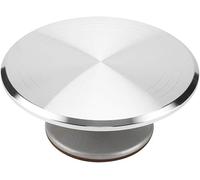 Wakects giratorio para tarta giratorio plano giratorio, giratorio para tarta de aluminio 12 pulgadas, soporte para tocadiscos para tartas, apto para cupcakes y pasteles