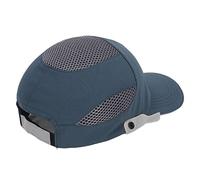 Wakects Gorro contra Golpes, Gorro de Béisbol ABS de HDPE de Algodón, Gorra Protectora Ajustable Transpirable con Visera con Ventilación de Malla y Acolchado para Mantenimiento de Trabajos