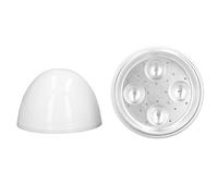 Wakects Hervidor de Huevos para Microondas, Material ABS, Solución de Desayuno Rápido, Diseño Compacto para 4 Huevos, Ideal para Mañanas Ocupadas