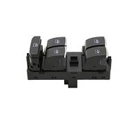 Wakects Interruptor de la Ventana de Encendido Interruptor de Control Principal Conjunto del de Ventana Maestra Delantera con 5 Botones para MK7 2014-2018 Variante 2014-2018 B8 2015-2018- 2017 2015