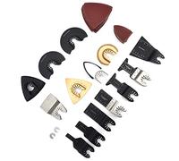Wakects Kit de Cuchillas Multiherramienta Oscilantes para Madera Juego de Hojas de Sierra Oscilantes de Acero con Alto Contenido de Carbono 88 Piezas Surtido de Accesorios de Lijado para Raspador