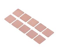 Wakects Kit de Cuñas de Almohadilla de Cobre para Disipador de Calor, Almohadilla de Cobre para CPU de 15 X 15 Mm, 100 Piezas, Transferencia de Calor Rápida para GPU, VGA, VRAM, RAM, Refrigeración