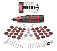Wakects Kit de Herramientas Giratorias Inalámbricas de 12 V con 6 Velocidades, Diseño Liviano para Cortes, Lijado, Pulido, Perforación, Manualidades Hechas a Mano o (Enchufe de la UE)
