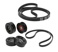 Wakects Kit de Polea Tensora de Correa FYE337042 Kit de Polea de Correa de Transmisión de Metal y Caucho Ajuste de bajo Ruido para VT VX VU VY VZ V8 LS1 LS2 GEN3 5.7L 6.0L Fácil Instalación