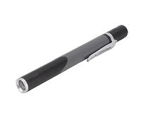 Wakects Linterna de Pluma ABS LED Linterna USB Recargable 3 Modos de Luz Blanco Cálido Rojo SOS con Clip 260mAh 5.8in para Reparación Hospital Oral Oído Nariz Garganta Examen (BLACK)