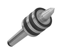 Wakects Live Center MT2 Morse Taper Centro de Torno CNC Acero de Alta Velocidad Precisión de 0,01 Mm Punta de 60 Grados para Tornos Contrapunto Carpintería Eje Torneado Máquina Herramienta Accesorios