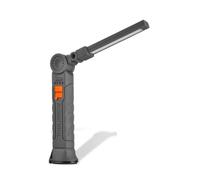 Wakects Luz de Trabajo LED, Linterna LED Plegable ABS con Rotación de 360 grados, 4 Modos, Base Magnética, Recargable Tipo C 800 MAh, Lámpara de Inspección Portátil para Reparación, Camping,