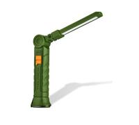 Wakects Luz de Trabajo LED, Linterna LED Plegable ABS con Rotación de 360 grados, 4 Modos, Base Magnética, Recargable Tipo C 800 MAh, Lámpara de Inspección Portátil para Reparación, Camping,