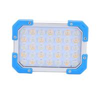 Wakects Luz de Trabajo LED, Reflector Portátil con Múltiples Modos para Uso en Exteriores, Batería de 3600 MAh para Camping y Reparación de Automóviles (plastico 2)
