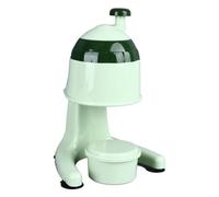 Wakects Máquina de Hielo Afeitado Manual, Cuchillas Duraderas de Acero Inoxidable, Fabricante de Hielo Portátil Fácil de Usar con Base para Acampar de Cocina en Casa, Incluye Cubo de