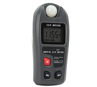 Wakects Medidor de Luz Digital Luxómetro Fotómetro 0.1-200000 Lux 0.01-20000 FC Rango Automático Gran Pantalla LCD Registro Apagado Automático para Fotografía Plantas Interior Exterior