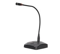 Wakects Micrófono de Cuello de Cisne de Escritorio, Estructura Estable, Pantalla LED, Micrófono de Cuello de Cisne con Luz para Grabación de Transmisiones de Discursos para Conferencias