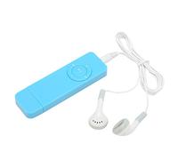 Wakects Mini Reproductor de MP3, Reproductor de Audio Compacto Portátil, Soporte de Sonido sin Pérdidas de hasta 64 GB con Batería de Larga Duración para Estudiantes Que Viajan (Blue)