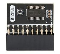 Wakects Módulo TPM 2.0, 20 Pines 2x10P, Chip de Seguridad y Cifrado para Placa Base de PC con Soporte para Memoria DDR4
