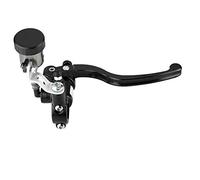 Wakects Palanca de Embrague Hidráulica de Motocicleta Derecha, Aleación de Aluminio CNC, Control de Frenado Mejorado para Motocicletas con Manillar de 22 Mm (BLACK)