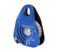 Wakects Polea Unidireccional, Polea de Escalada de Aluminio 7075 de 6 KN para Cuerda de 10 a 12 Mm, Diseño Autoblocante de Alta uerpo Forjado para Trabajos a Gran Altitud, Rescate de