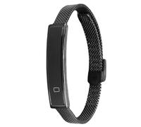 Wakects Rastreador de Ejercicios con Banda Inteligente con Monitor de Frecuencia Cardíaca, Contador de Pasos de Seguimiento del Sueño para Hombres, Mujeres y Niños, Bluetooth 5.3 IP68, (Black)