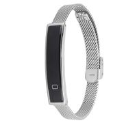 Wakects Rastreador de Ejercicios con Banda Inteligente con Monitor de Frecuencia Cardíaca, Contador de Pasos de Seguimiento del Sueño para Hombres, Mujeres y Niños, Bluetooth 5.3 IP68, (Silver)