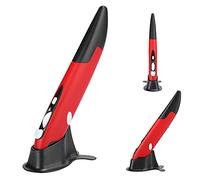 Wakects Ratón Inalámbrico con Lápiz, Mini Ratón óptico Inalámbrico de 2,4 GHz, Ratón Inalámbrico Tipo Lápiz Vertical, Lápiz óptico USB para Piezas de Ordenador y PC (Rojo)