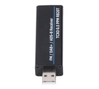 Wakects Receptor SDR RTL, Radio USB Receptor 100KHz a 1766MHz RTL2832U R820T2 0.5PPM TCXO Aluminio 50 Ohm para Am FM NFM USB LSB CW