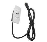 Wakects Reemplazo del Controlador Reclinable ABS 2 Botones USB Tipo C Control Manual 5 Pines 12 a 29 V para Usuarios de Sofás Reclinables Eléctricos de Sillas Elevadoras Eléctricas