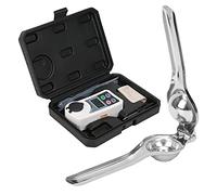 Wakects Refractómetro Digital Brix ABS Refractómetro de Azúcar 0 a 55 Brix 50 a 176 Fahrenheit ATC Prueba de 3 Segundos Portátil para Pruebas de Frutas Jugo Bebida Cocina Uso Doméstico
