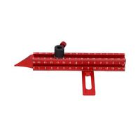 Wakects Regla Guía de 4 Lados para Carpintería, Herramienta Magnética de Aleación de Aluminio para Diseños Precisos de Gabinetes y Precisión de Marcado (Tipo 2 (Corrector de brazo: 35x7cm/13,78x2,76)