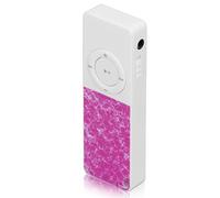 Wakects Reproductor MP3, Reproductor de Música Portátil Delgado Reproductores de Audio Digital Ligeros con Chip de Reducción de Ruido para Gimnasio, Fitness, Actividades Al Aire Libre y (Rojo púrpura)