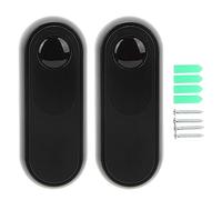 Wakects Sensor de Haz de Puerta Infrarroja, Sensores de Fotocélula Infrarroja Tipo de Lente Elemento óptico para Puertas Correderas Batientes de Garaje Control de Acceso Sistemas de