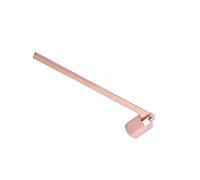 Wakects Sinfer de Vela de Acero Inoxidable, Vela de en Forma de Tubo Recta Candilla de Acero Inoxidable, para el Hogar en Casa (oro rosado)